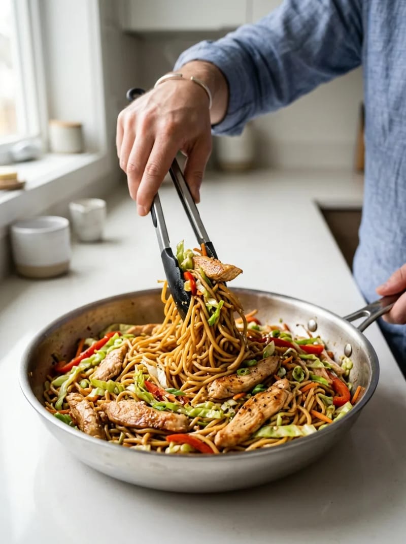 Chicken Yakisoba