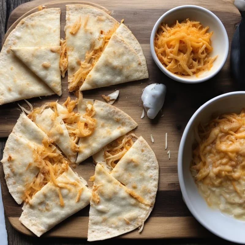 Delicious Kid Friendly Dinner: Cheesy Chicken Quesadillas