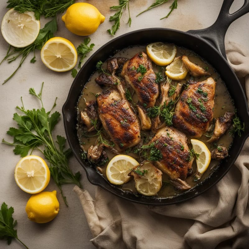 Easy Chicken Dinner: One-Pan Lemon Garlic Chicken