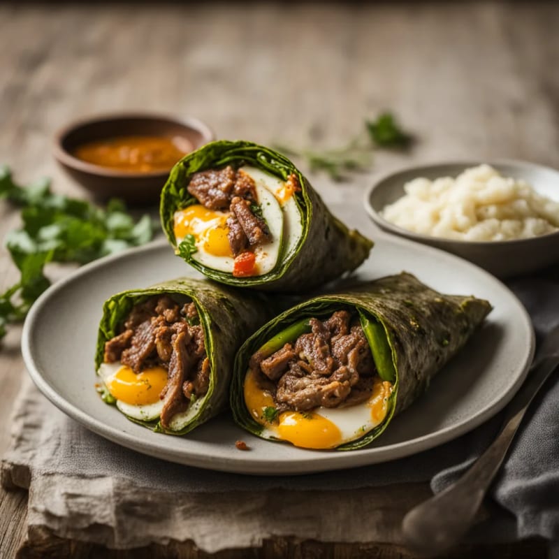 Quick Lunch Idea: Savory Veggie Wraps